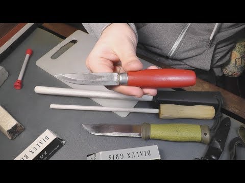 Видео: Как я точу моры и прочие финки со сканди спусками в ноль