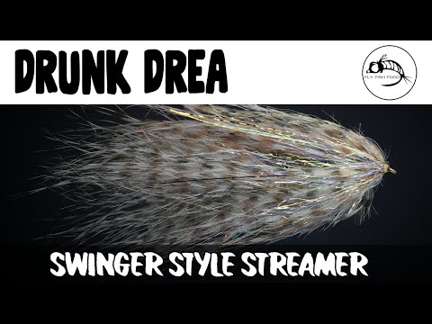 Видео: Урок по вязанию мушек: Drunk Drea — узор «СТРИМЕР» с МНОГОЧИСЛЕННЫМ движением
