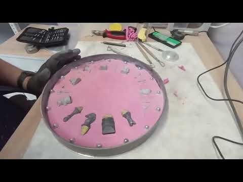 Видео: Формовка объёмных фигуро под центробежное литье