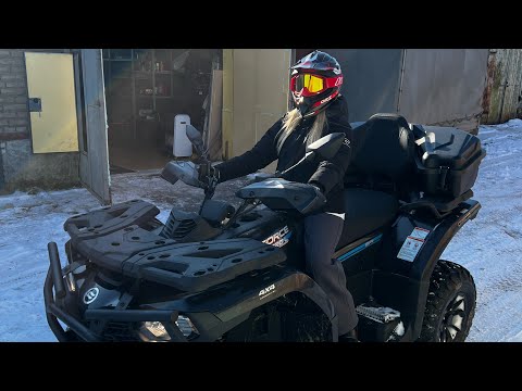 Видео: Покупка нового квадроцикла Cf Moto Cforce 520L из Китая без ПСМ (спортинвентарь)