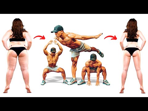 Видео: Попробуйте эти простые упражнения для похудения. Они очень эффективны
