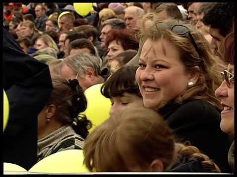 Видео: Русское лото выездной тираж на стадионе "Динамо" Москва 27 мая 2001 год