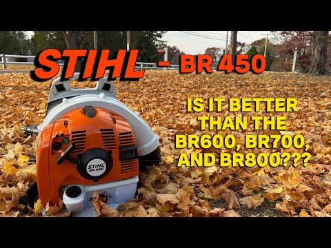 Видео: Воздуходувка STIHL BR450. Почему я выбрал её, а не BR600, BR700 и BR800?