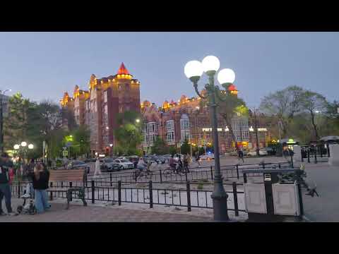 Видео: Благовещенск, Набережная реки Амур. 23.05.2025. С сторону Ротонды.