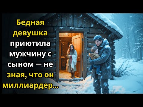 Видео: Бедная девушка приютила мужчину с сыном — не зная, что он миллиардер…