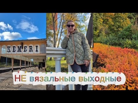 Видео: НОВЫЙ ВЯЗАЛЬНО НЕ вязальный ВЛОГ 😁🍂🍁 МНОГО гуляем 👍 что вяжу и как там ИИ ✅