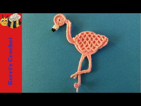Видео: Урок вязания крючком Фламинго