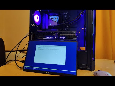 Видео: Мини монитор для ПК и ноутбуков \ переносной для смартфонов | 14,0 дюйма ARZOPA 1080p full hd