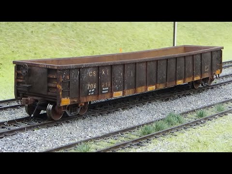 Видео: Моделирование с Дэном! CSXT Рельсогон #708218