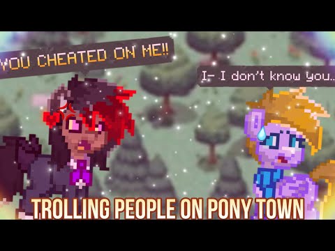 Видео: Становлюсь врагом всем! || Троллинг людей в Пони-Тауне