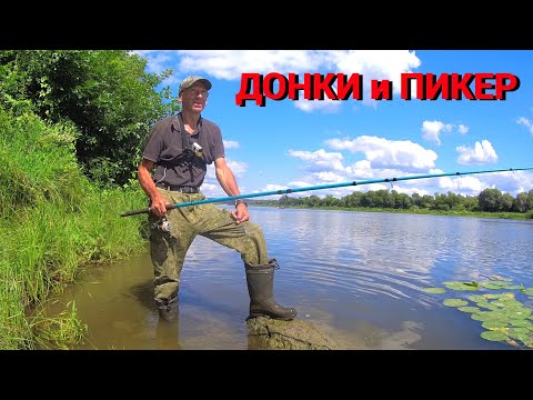 Видео: ЖДУ ЛЕЩА. ПОКЛЁВКИ ОДНА ЗА ОДНОЙ. Рыбалка на Оке на донки.