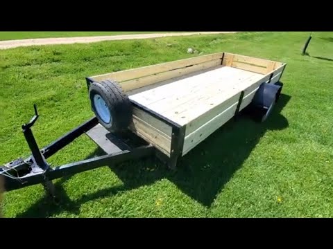 Видео: Пошаговая сборка прицепа из рамы кемпера