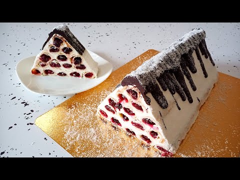 Видео: Торт Монастырская Изба с вишней, сметаной и шоколадной глазурью!