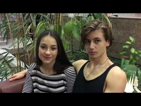 Видео: Елизавета Шанаева - Девид Нарижный. Контрольные прокаты юниоров. 2018