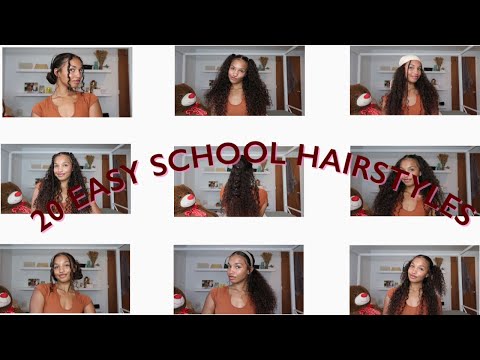 Видео: УЧЕБНОЕ ПОСОБИЕ | 20 ПРОСТЫХ ПРИЧЕСОК ДЛЯ ШКОЛЫ С КУДЯЩИМИ ВОЛОСАМИ