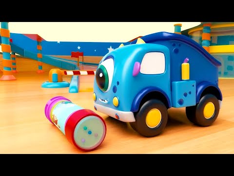 Видео: 🚗 Машинки Мокас – Серия 28 –  Мыльные пузыри | Добрый мультик для малышей про машинки