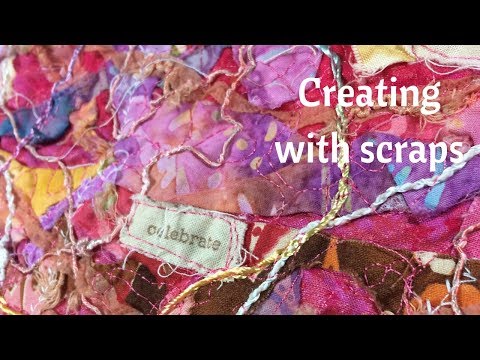 Видео: Использование моих обрезков для создания новой ткани