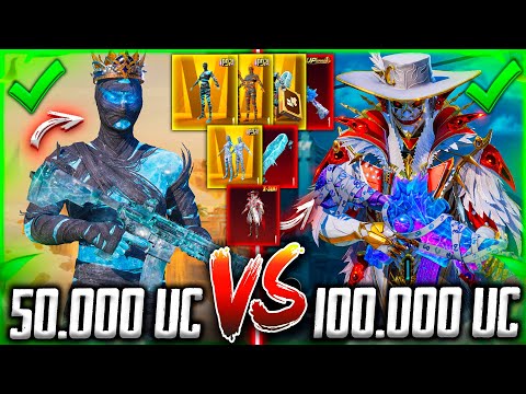 Видео: Прокачка 50.000 UC vs Прокачка 100.000 UC В PUBG MOBILE! ЭТО ВАААУ! ПРОКАЧАЛ АККАУНТЫ В ПУБГ МОБАЙЛ