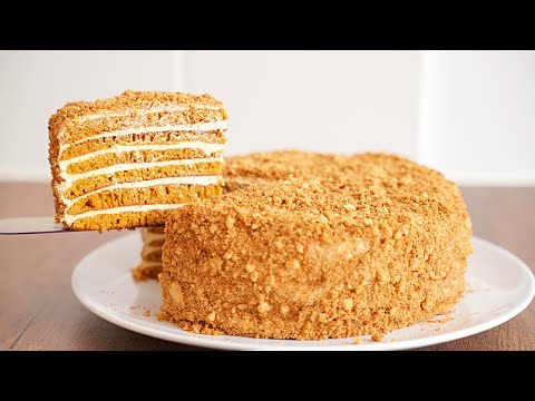 Видео: Медовик за 20 минут на СКОВОРОДЕ без раскатки! Рецепт медовика без духовки