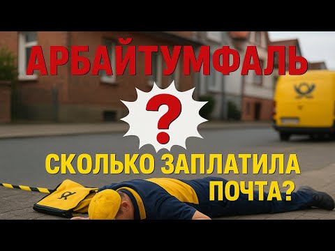 Видео: Несчастный случай на работе в DHL в Германии. Что нужно знать про больничный на почте (доставке) 🇩🇪