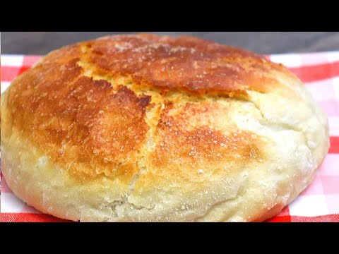 Видео: Домашен селски хляб без месене . Опечен под капак.🍞👩‍🍳