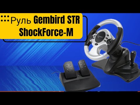 Видео: Игровой руль Gembird STR- ShockForce-M