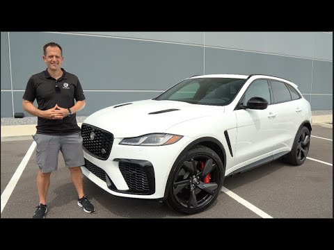 Видео: Jaguar F-Pace SVR 575 Edition 2026 года — внедорожник с лучшими характеристиками, чем BMW X5 M.
