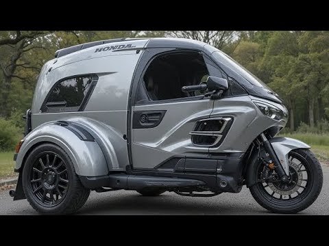 Видео: 🔥2025 Honda Gold Wing Electric Tricycle Camper — Электрический туристический трицикл будущего! 🚀⚡