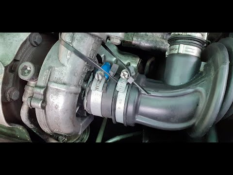 Видео: Перевіряємо стан патрубка і міняємо  на Volvo V50 1.6D 2010 рік