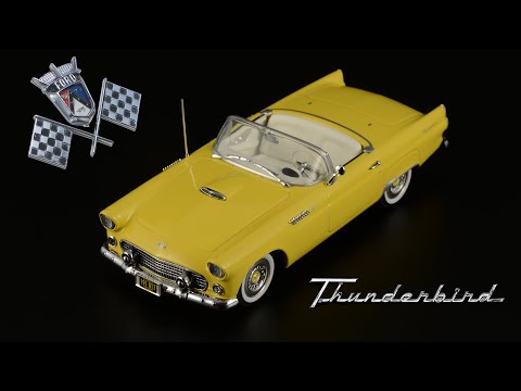 Видео: Американская легенда: Ford Thunderbird 1955 // Minichamps // Масштабные модели автомобилей США 1:43