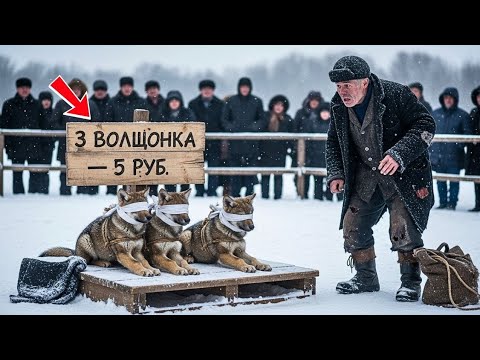 Видео: Нищий из Архангельска купил трёх волчат — когда один дрожащей лапой коснулся его руки