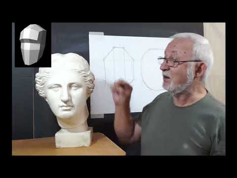 Видео: конструктивный рисунок для начинающих "схема" ч.4