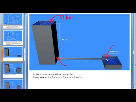 Видео: Что такое потеря напора - знать обязательно