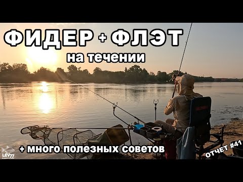 Видео: Фидер и флэт фидер на течении.
