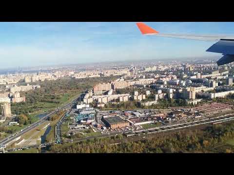 Видео: 08.10.2025 SU10 Москва (SVO) - Санкт-Петербург (LED) А330 посадка / Moscow-Saint-Petersburg landing