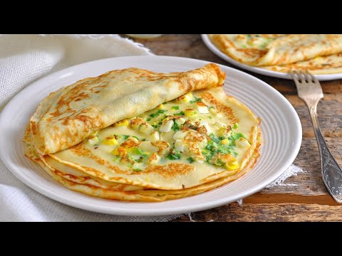 Видео: БЛИНЫ С ПРИПЕКОМ. 3 ВКУСНЕЙШИХ РЕЦЕПТА / Flavored pancakes