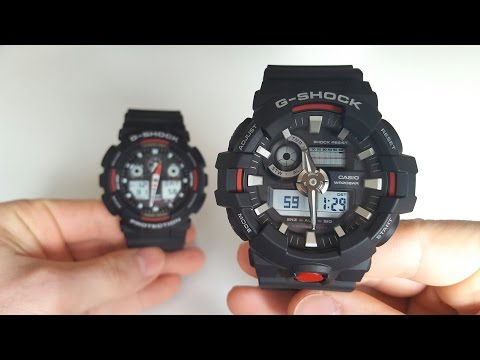 Видео: Преемственность поколений. Casio G-Shock GA-700-1A