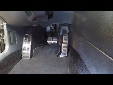 Видео: Passat B6  Хромированные накладки на педали Тюнинг Обзор