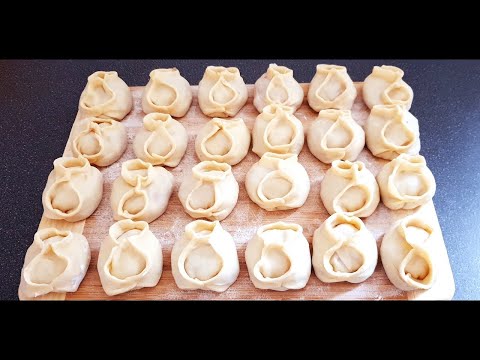 Видео: Манты из нарезаного мяса!Глюкштадт.