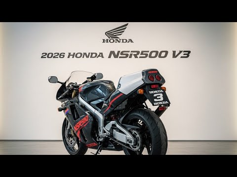 Видео: Представлен новый HONDA NSR500 V3 2026 года. Наконец-то запущен!!!