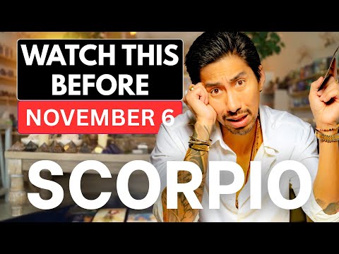 Видео: Скорпион 🚨 «НЕ ЛИСТАЙТЕ ДАЛЬШЕ — ЭТО ЗНАК ДЛЯ ВАС... ЭТО ПРОИЗОЙДЁТ 6 НОЯБРЯ» 🌟 Знак Скорпиона