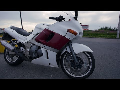 Видео: KAWASAKI ZZR 600. Впервые в жизни за рулем мотоцикла.