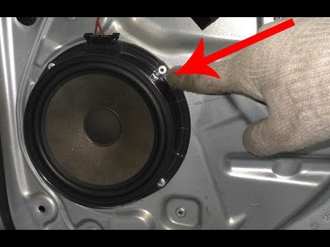 Видео: Как ПРАВИЛЬНО снять динамик на Фольксваген, Шкода и АУДИ - Speaker removal Volkswagen, Skoda, Audi