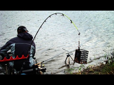 Видео: Կարասների որս ֆիդերով...ֆիդերը մեծ պլանով ...Ловля карася на фидер...поклевки крупным планом...