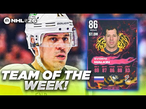 Видео: КОМАНДА НЕДЕЛИ ПО ИМ. МАЛКИНА! | НОВЫЙ КОНТЕНТ NHL 26 HUT