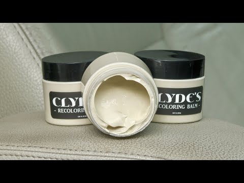 Видео: Чистка и восстановление цвета 20-летней кожи с помощью бальзама Clyde's Recoloring Balm