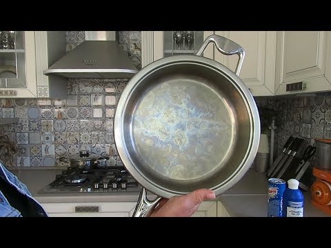 Видео: СОВЕТ ЗА МИНУТУ #4. Фиолетовые пятна на посуде Цептер