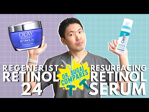 Видео: Доктор Сугай сравнивает: Olay Regenerist Retinol 24 и CeraVe Resurfacing Retinol