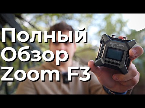Видео: Полный Обзор Zoom F3 | Рекордер 32 бита |  Октава МК - 012