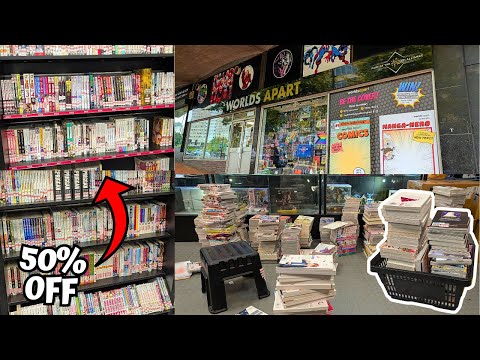 Видео: Я сошёл с ума от скидки 50% на мангу ~ Manga Shopping & Haul ~ Worlds Apart Birmingham